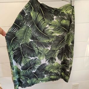 Covered Goods multi use nursing cover Tropical leaves